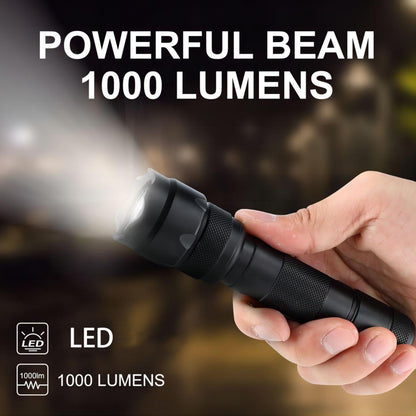 UltraFire WF-502B EDC Led Flashlight 18650 Camping Torch 10W Fishing Lantern 1000 Lumen Outdoor Flash Tactical Hunting Lights