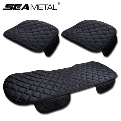 Capa de Banco Automotivo de Pelúcia SEAMETAL Antiderrapante Almofada Macia Protetor de Cadeira Automotiva Universal para Sedã SUV Picape