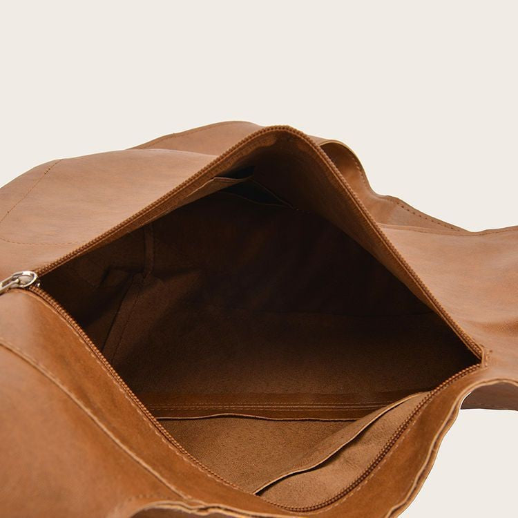 Fashionable retro and unique Beetle backpack, made of Crazy Horse plant tanned soft PU leather, suitable for both men and women