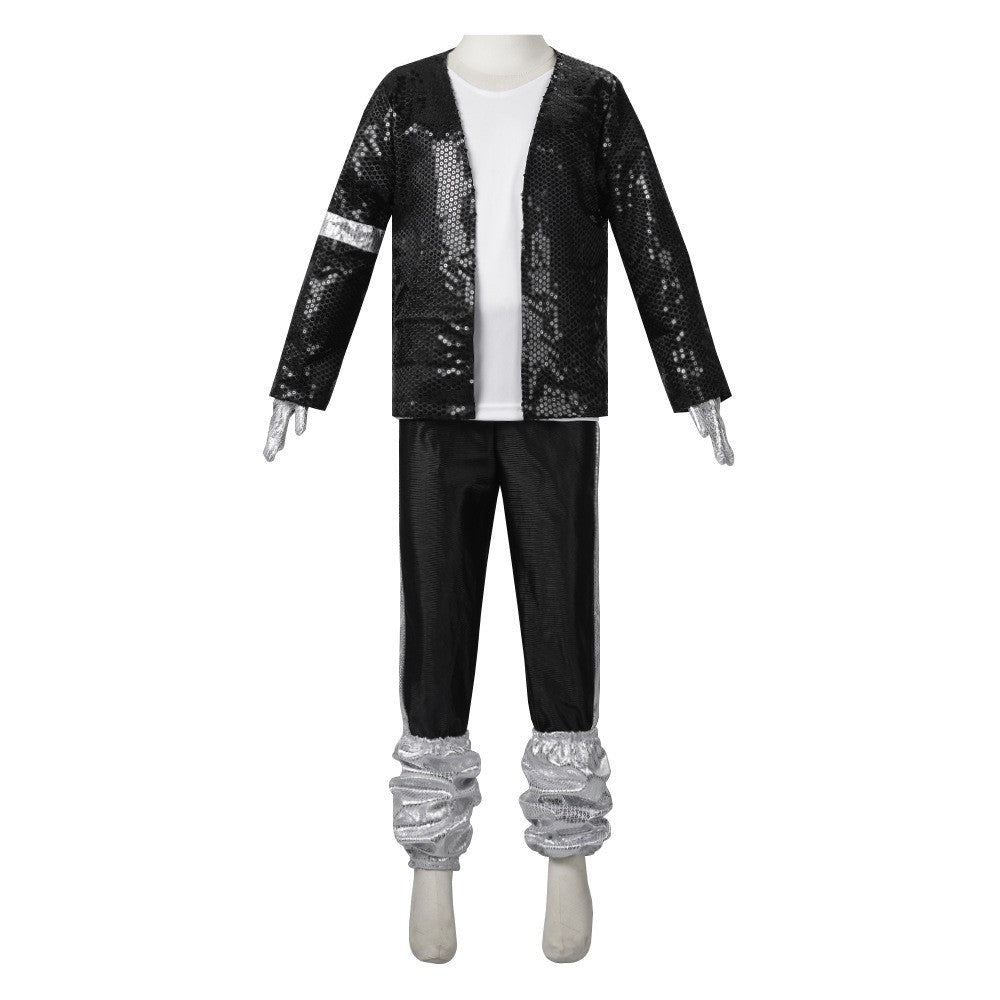 Halloween Coplay outfit for Show Performance Party Michael Jackson Celebrity Birthday Carnival Billie Jean Pop Star MJ costume