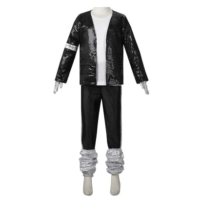 Halloween Coplay outfit for Show Performance Party Michael Jackson Celebrity Birthday Carnival Billie Jean Pop Star MJ costume