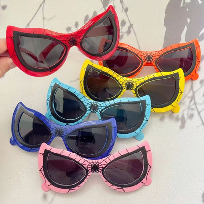 Marvel Avengers Cartoon Plastic Flexible Frame Sunglasses Spider-Man Iron Man Captain America-Kids Eyewear Toy Festival Gift