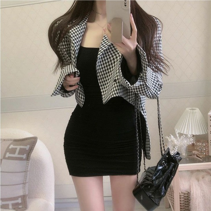 Elegant Solid Sling Sleeveless Type A Sheath Mini Short Dresses Summer New Sexy