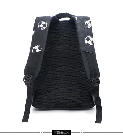 Mochila Infantil Menino Futebol Escolar Anime para Crianças Adolescentes Viagem Mochila Escolar