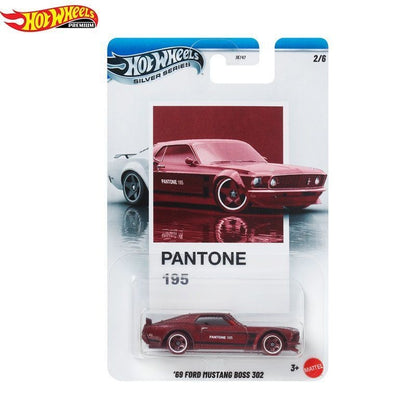 Hot Wheels Silver Series Pantone Artsy Set Genuíno Porsche/Camaro/Kombi/Mustang/Nissan Veículo Diecast Escala 1:64 Modelo de Carro de Liga Presente