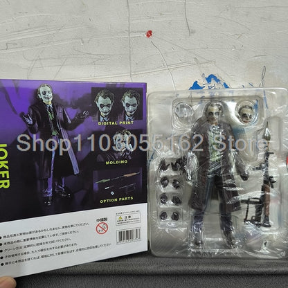Harley Quinn Batman Boneco de Ação Disney Mafex 015 Coringa Heath Ledger O Cavaleiro das Trevas Brinquedo Colecionável Presente de Natal Halloween