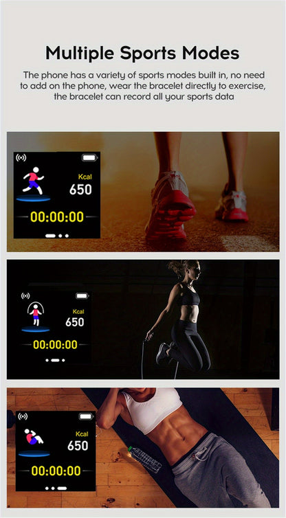 Smartwatch For Women Men Watches Heart Rate Monitor Electronic Fitness Smart Watch Calories Music Player 116Plus Y68 Bracelet