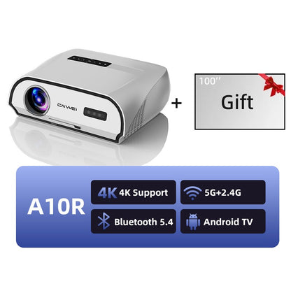 CAIWEI A10R 3500ANSI 1920 * 1080P Full HD 4K Projector Smart Android Auto Focus Outdoor Home Cinema Projectors for Movies Video