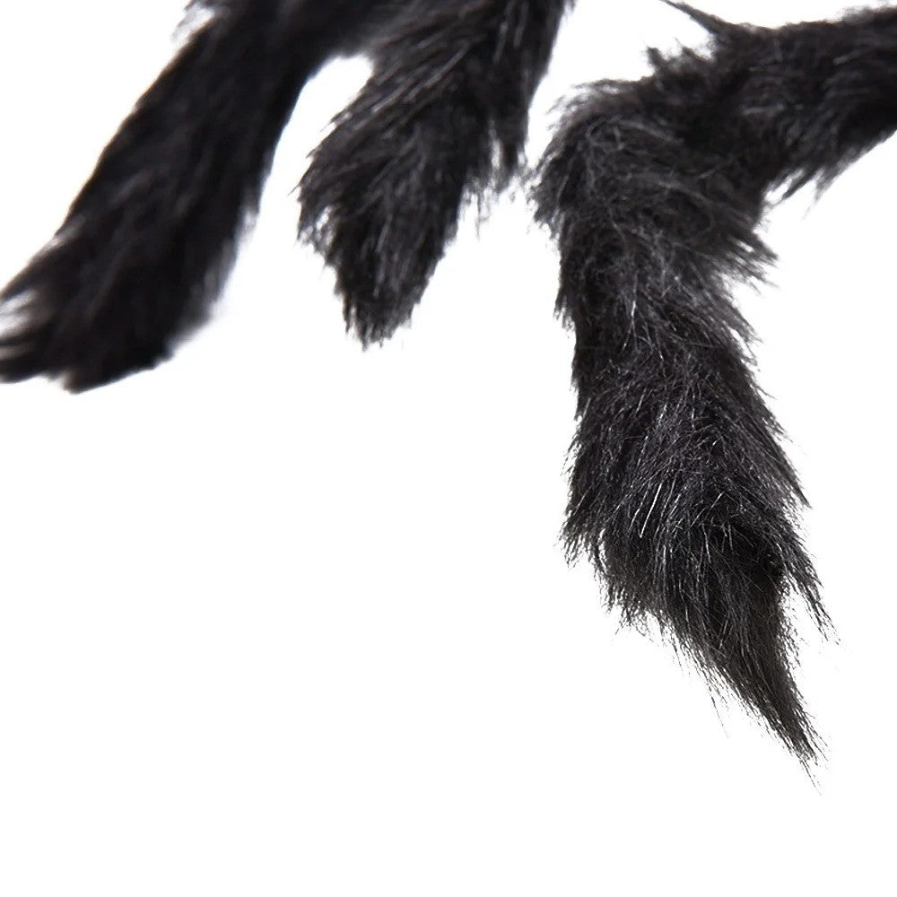 3/2/1pcs Halloween Decor Giant Black Plush Spider Halloween Party Bar Haunted House Horror Props Outdoor Scary Large Spiders