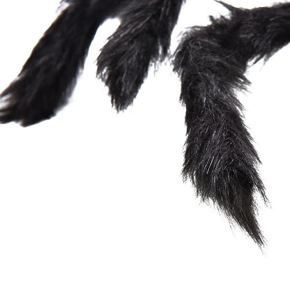 3/2/1pcs Halloween Decor Giant Black Plush Spider Halloween Party Bar Haunted House Horror Props Outdoor Scary Large Spiders