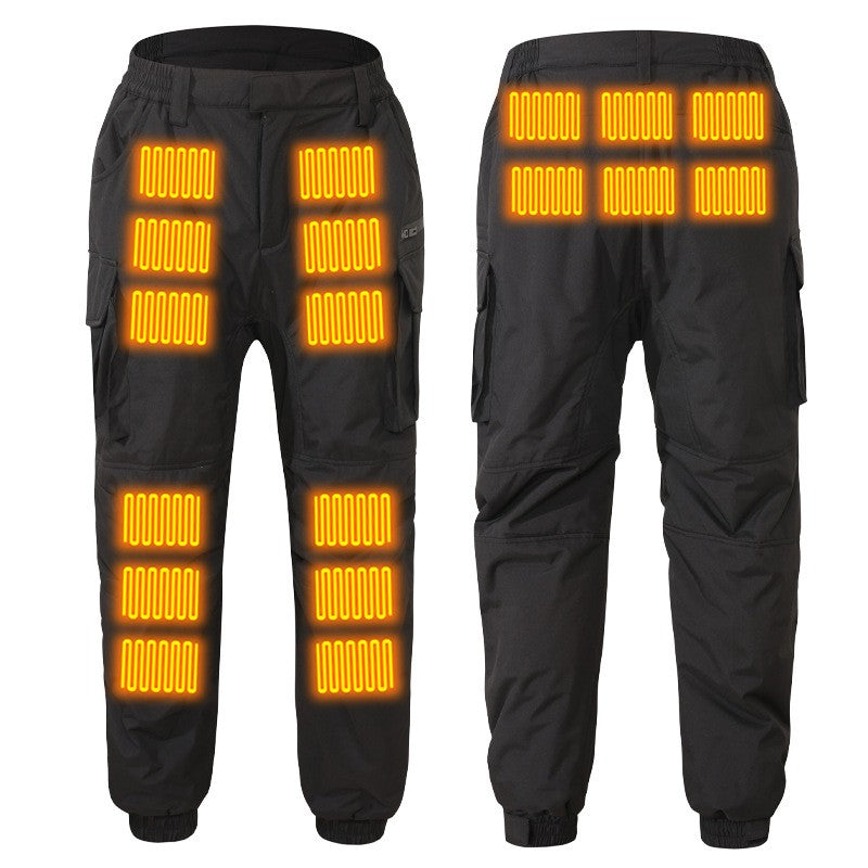 18 Zone Knee Heating for Men Women Winter Thermal Heating Pants Heated Pants Electric Trousers Ski Hunting Hiking Outdoor Work