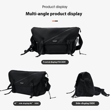 Causal Nylon Shoulder Man Bag Japanese Teenager School Laptop Sling Men's Bag Streetwear Travel Cross Bag Messenger Bags for Men