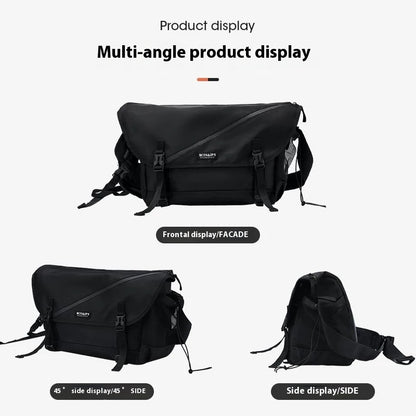Causal Nylon Shoulder Man Bag Japanese Teenager School Laptop Sling Men's Bag Streetwear Travel Cross Bag Messenger Bags for Men