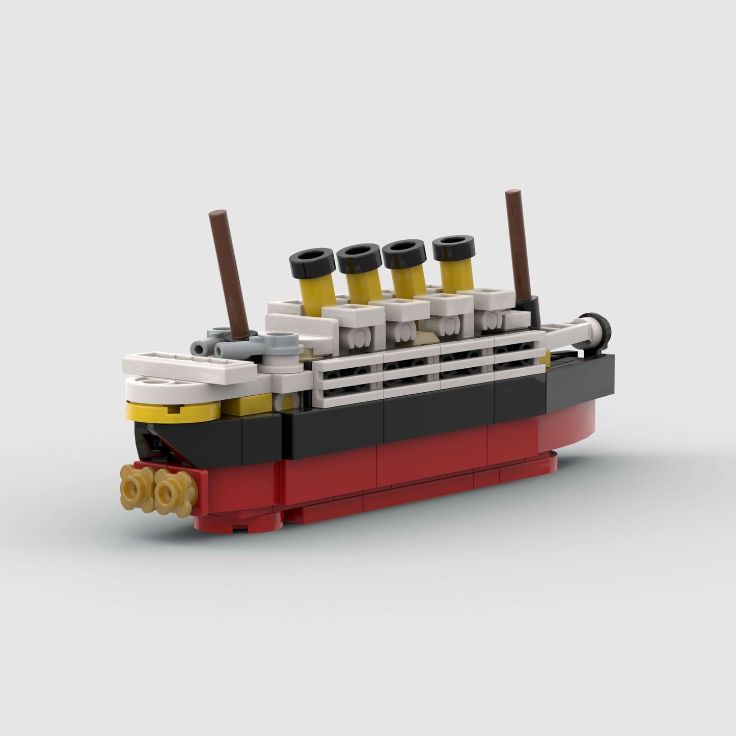 Titanic Parte ao Meio RMS Cruzeiro Naufragado Blocos de Montar Moc Navio Barco Modelo Plástico 3D DIY Barco a Vapor Presentes Brinquedos Infantis Filme da Cidade