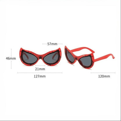Marvel Avengers Cartoon Plastic Flexible Frame Sunglasses Spider-Man Iron Man Captain America-Kids Eyewear Toy Festival Gift