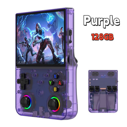 R36 Ultra X Retro Handheld Game Player WiFi Open Source Linux System 4.5" IPS Screen Hall Effect Emulator Wireless Gamepad Gift
