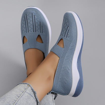 Women's summer breathable mesh flat shoes women's shoes casual sneakers shoes, clearance free shipping