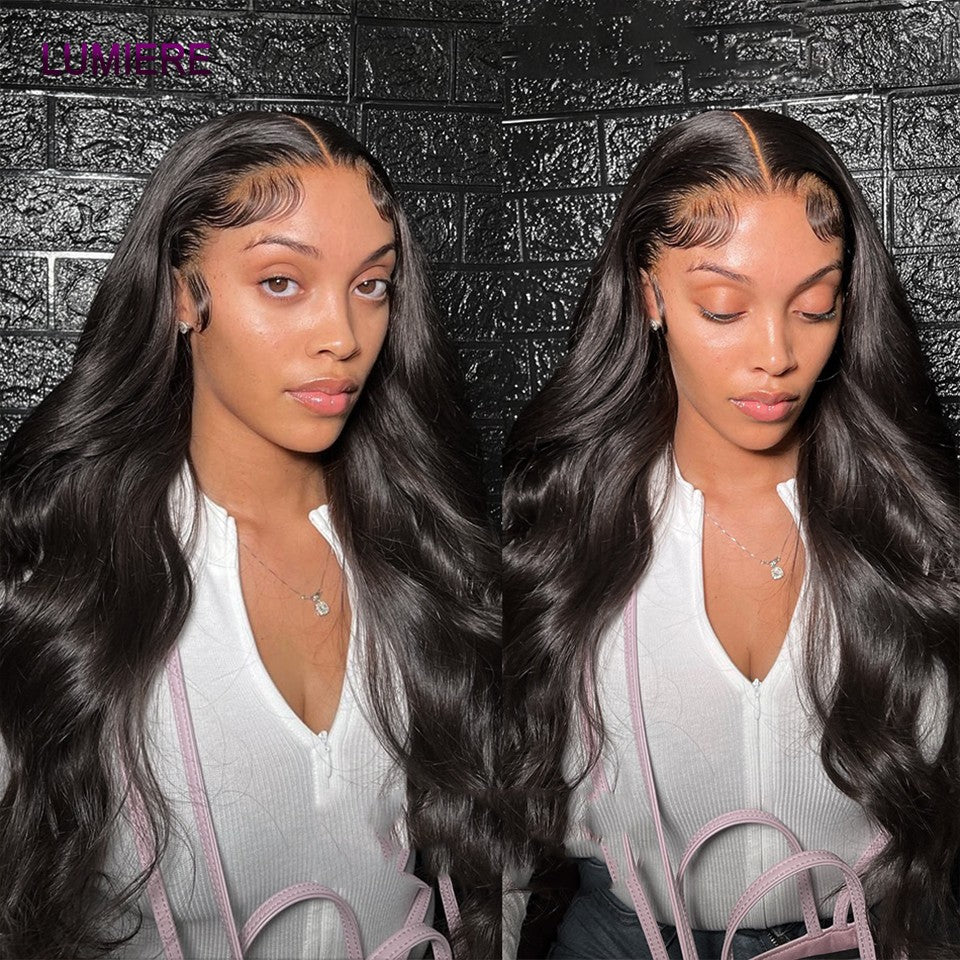 Body Wave Clips In Human Hair Extensions Brazilian 100% Virgin Raw4B 4C Afro Kinky Culy  Hair Clips in 8Pcs/Set For Women 18A