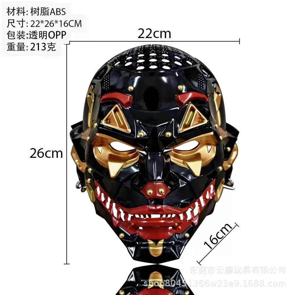 Joker Masks Cyberpunk Masks Clown Braids 2d Cosplay Resin Custom Products Halloween Anime Role-Playing Props And Gifts Toys