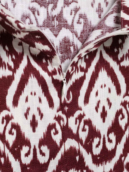 Zevity Women Fashion Totem Print Colorful Beading Tassel Mini Sarong Skirt Faldas Mujer Female Chic Back Zipper Vestidos QUN9282