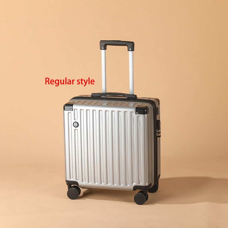 Mala de Bordo Pequena de 18 Polegadas ABS com Múltiplos Compartimentos e Divisória para Molhados e Secos para Viagens a Negócios e Viagens Curtas