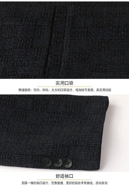 The new Chenier suit is a high-quality men's fashionable business trend stylish suit jacket for spring and autumn