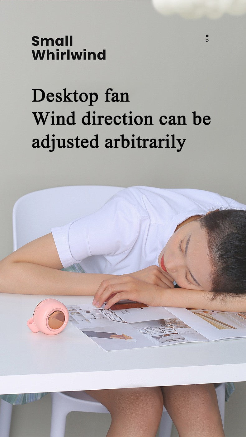 USB Hanging Neck Fan Portable Mute Mini Clip Hanging Waist Electric Fan 900mah Leafless Fan 3 Speeds for Outdoor Camping Fishing