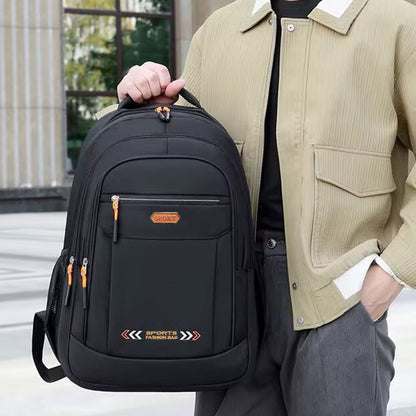 Neutral style backpack for men and women,suitable for travel and business students.Double-shoulder bag made of nylon material