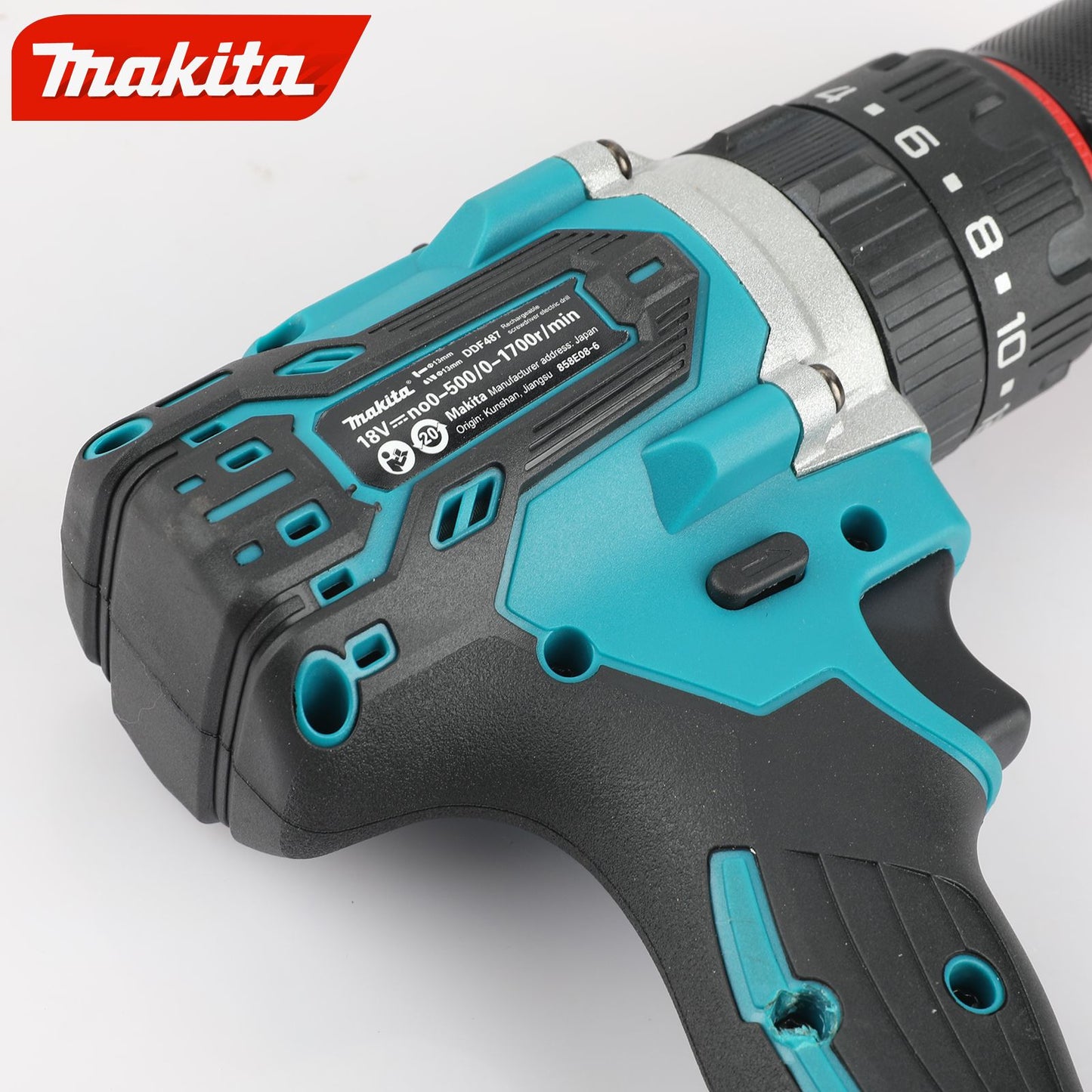 Parafusadeira Furadeira a Bateria Makita DDF487 13mm 18V LXT Motor BL Ferramenta Elétrica Adequada para Bateria 18V