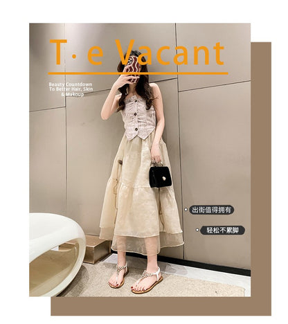 Summer New Flat Transparent Rhinestones Pintoe Women's Sandals, Fashion Casual Light Beach Cool, Shoes Women