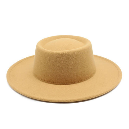 Chapéus Fedora Masculino Feminino Aba Larga 8.5CM Lã Feltro Chapéus Jazz Estilo Britânico 2023 Chapéu Panamá Formal Social