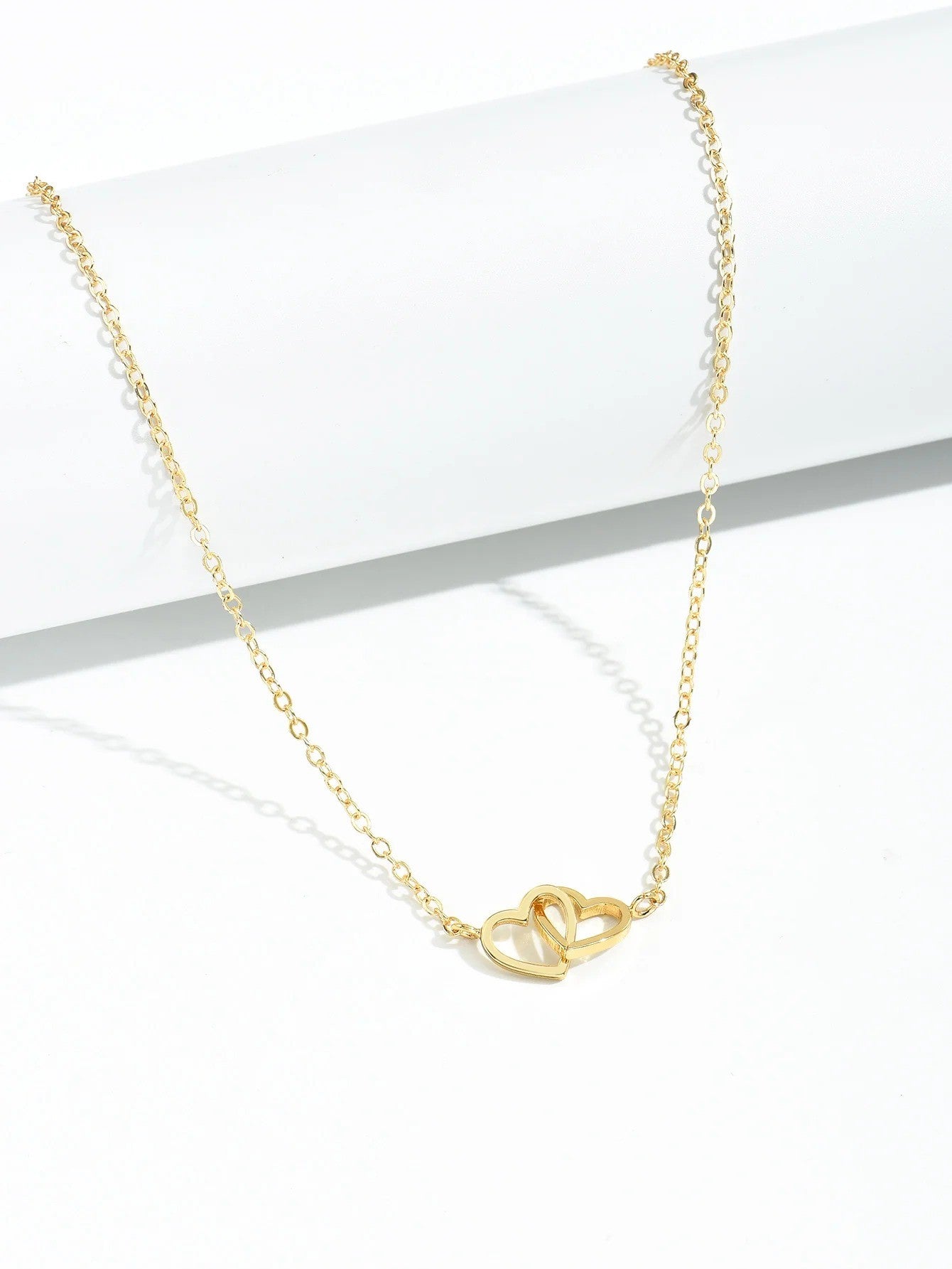 2Pcs/Set Simple Puzzle Heart Matching Pendant Couple Matching Necklace Couple Good Friends Ladies Men Hip Hop Sweater Chain