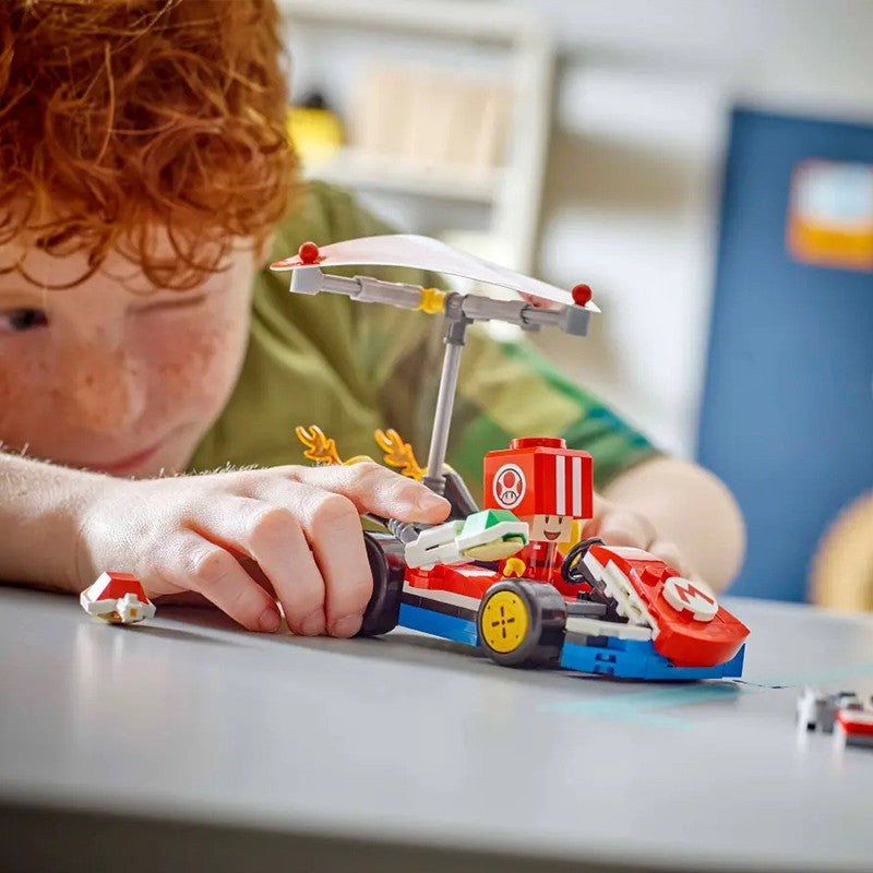 LEGO Blocos de Construção Série Super Mario 72032 Kart Padrão Quebra-cabeça Infantil Blocos de Construção Brinquedo de Presente