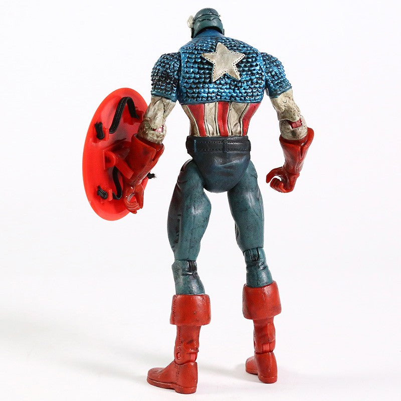 Marvel Legends Zumbi Capitão América Homem-Aranha Hulk Boneco de Ação Série Super Heróis E Se Houver Zumbis