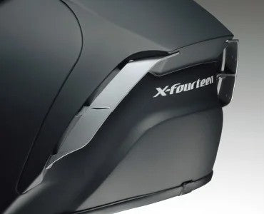 Capacete X-14 Preto Brilhante X-Fourteen X-Spirit III Capacete Fechado para Moto Esportiva de Corrida