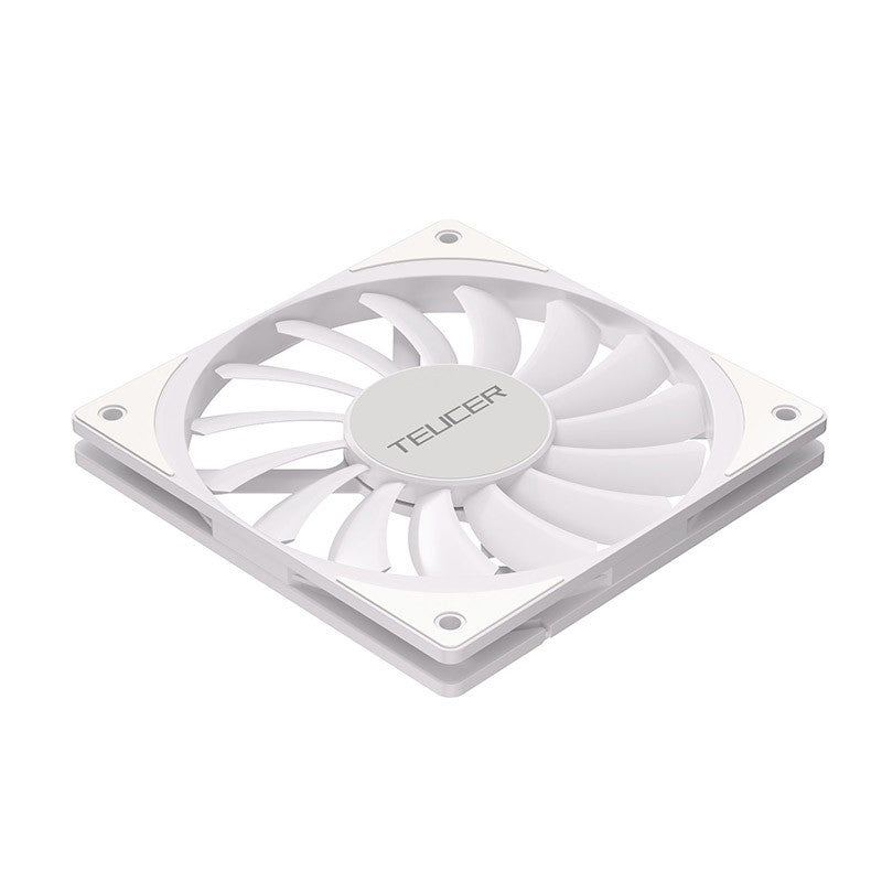 TEUCER TE-12012 Ultra-thin Cooling Fan 120x120x12mm Ultra-thin Size Low Noise 4PIN PWM For Desktop Computer CPU Cooler