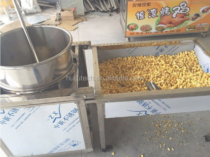 Máquina Manual de Pipoca em Formato de Bola Popcorn Machine América para Vendas