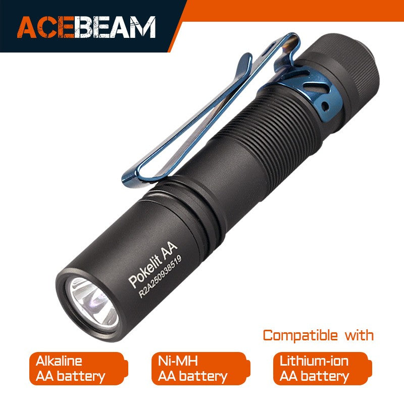 ACEBEAM pokelit AA 14500 Flashlight AA torch 1000 lumen outdoor keychain mini flashlight rechargeable 280 meters flashlight
