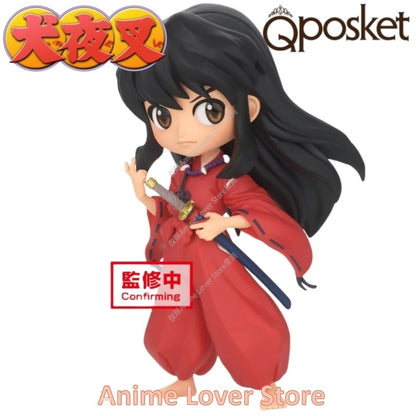 Em estoque Bandai Banpresto Original Q Posket Inuyasha Sesshoumaru Higurashi Kagome Miroku shippou Anime Figure Brinquedos presente