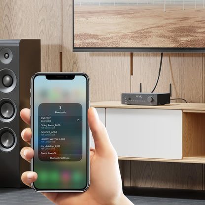 Arylic B50 Bluetooth 5.2 Transmitter Receiver AptX HD Audio Adapter Wireless Audio Amplifier for TV Home Headphones Stereo