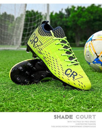2025 New Men Soccer Shoes Unisex Drop Shipping Football Boots Breathable Sports Cleats Professional Outdoor Ultralight Non-slip