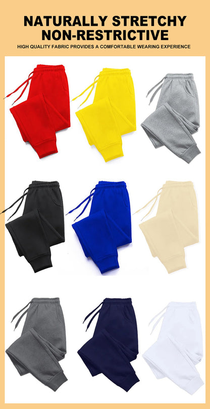 Calça de Moletom Masculina Casual com Estampa "Boston Est 1997", Cintura Elástica, Básica, Confortável, Calça de Outono, Jogging, Calça Comprida Estilo Rua