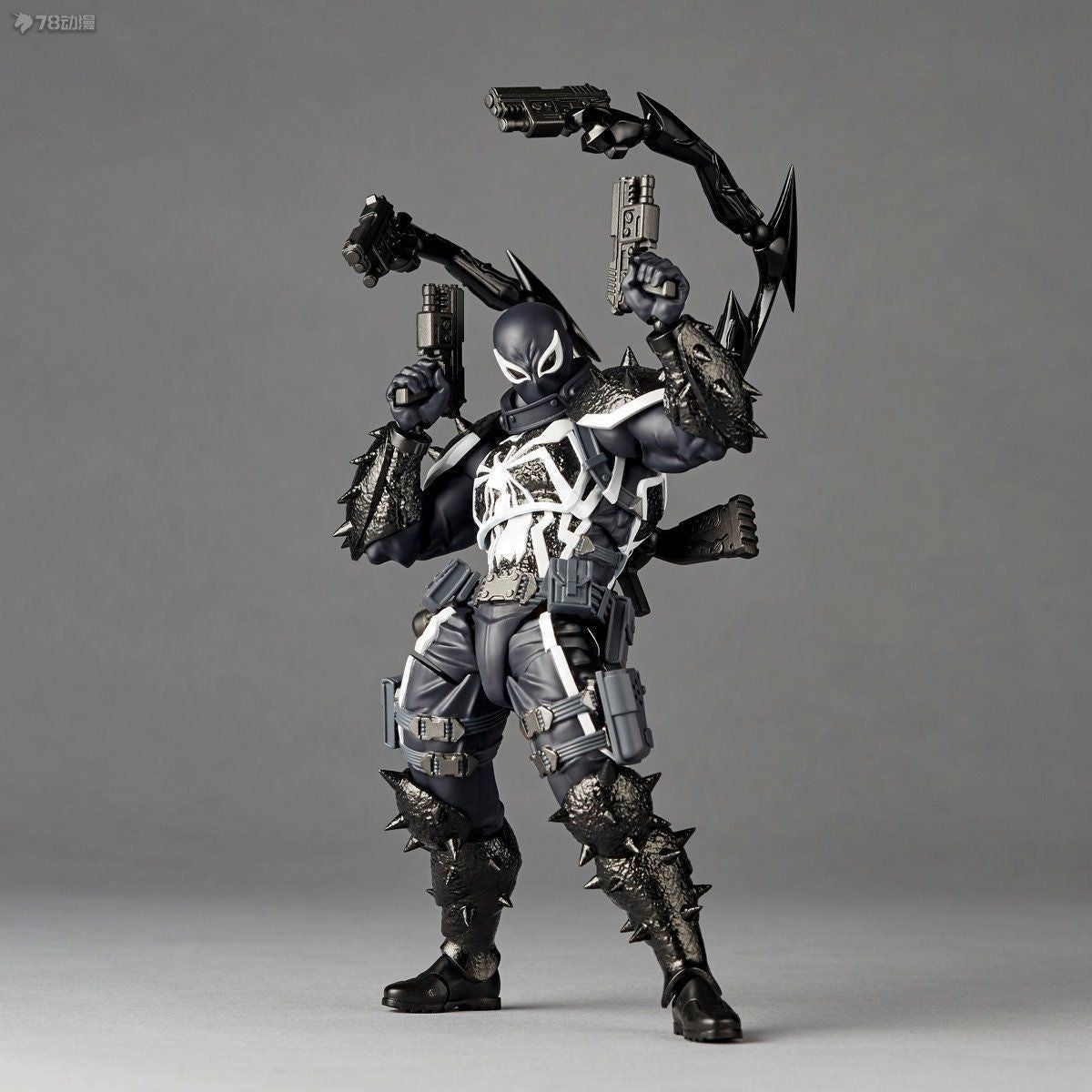 2024 Agent Venom Action Figure CT Version Kaiyodo Anime Figurine Marvel PVC Movable Collection Eugene Thompson Ko Model Toy Gfit