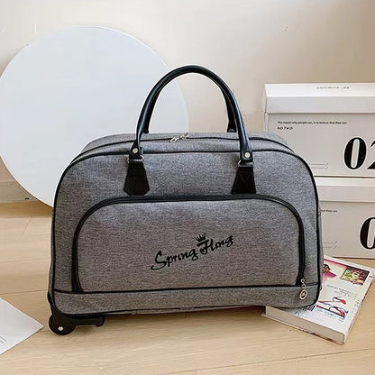 Large Capacity Trolley Bag Portable Waterproof Travel Suitcase Wheeled Bags Unisex Luggage With Wheels Oxford Carry-On Bags