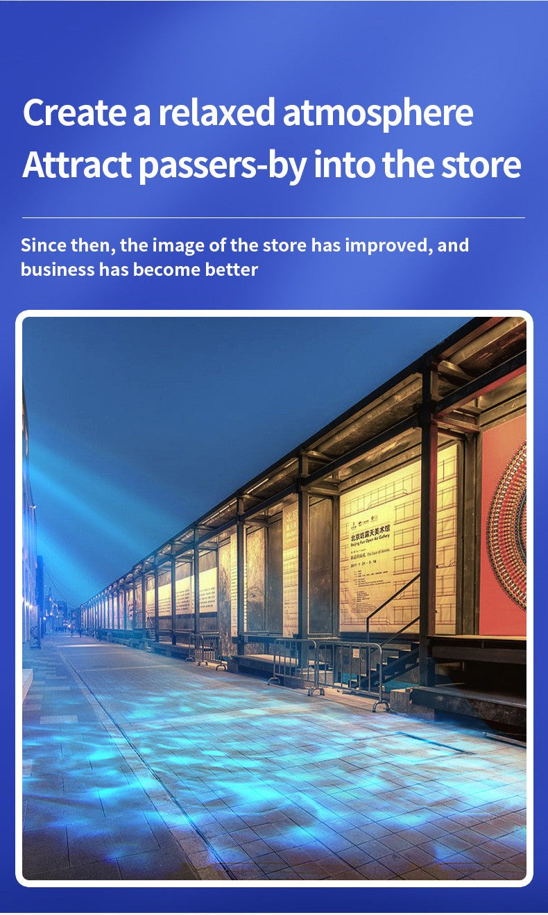 Waterproof Outdoor Water Wave Oecen Wave Light Water Wave Effect Projector with gobo projector