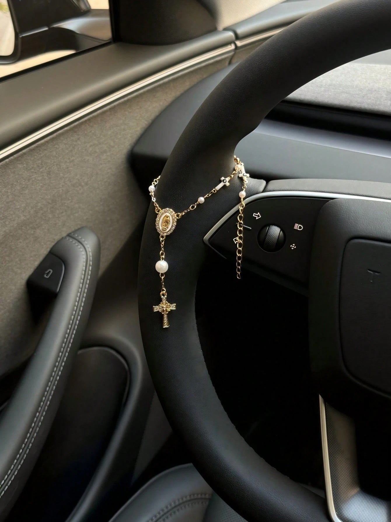 1 steering wheel bead pendant | car pendant accessories | car pendant | unique and fashionable car pendant decoration