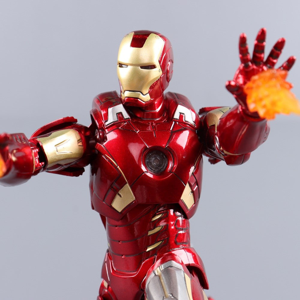 ZD Toys Homem de Ferro Série Articulado MK1 MK2 MK3 MK4 MK5 MK6 MK7 MK42 MK43 MK50 Boneco de Ação do Filme 7 Polegadas Bonecas Mark