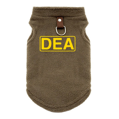 FBI Roupa para Cães Colete Macio Quente Roupa para Cachorros Colete Capa Roupa de Inverno para Animais de Estimação Jaqueta Casaco Cães Pequenos e Médios Roupa Chihuahua P-GG