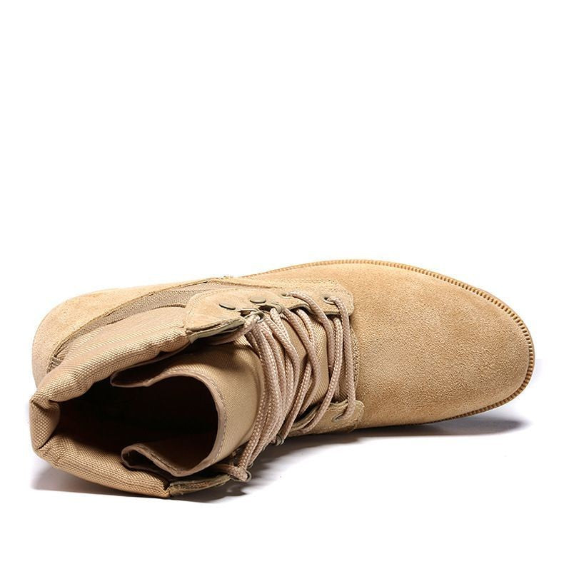 2024 Autumn and Winter Wolf Men's Hight-Top Desert Fans Delta Boots