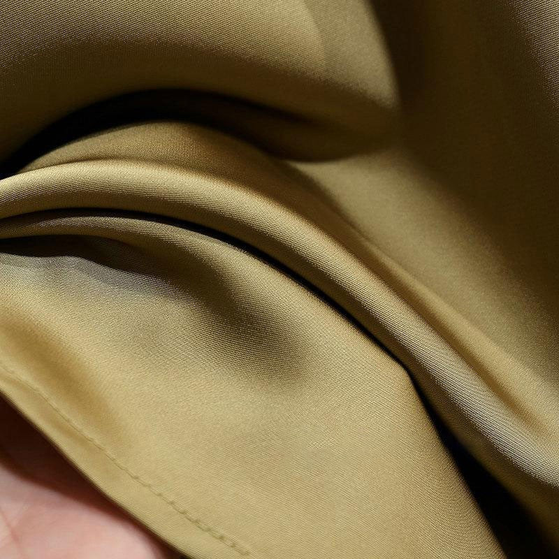 Women Satin Fishtail Skirts Fashion Streetwear Female Elastic High Waist Skirts Solid Color Summer Ladies Slim Silk A-line Skirt